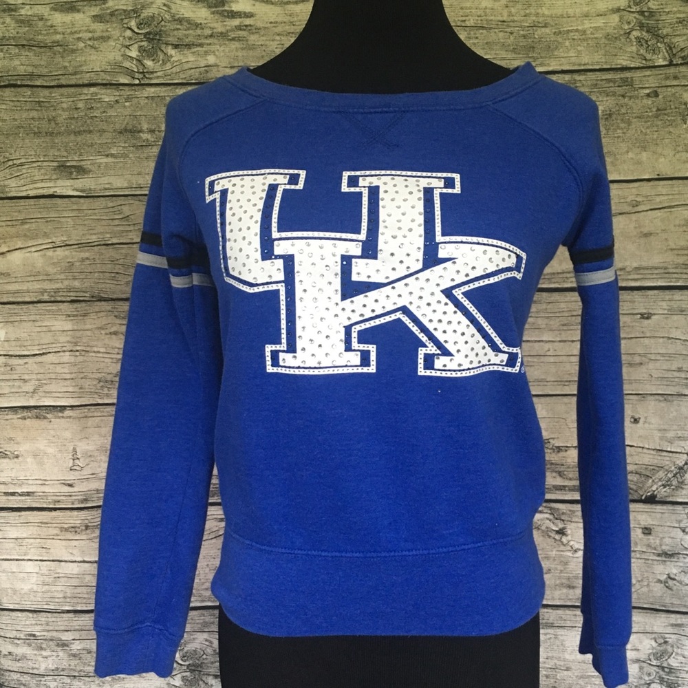 University of Kentucky sweatshirt, rhinestones